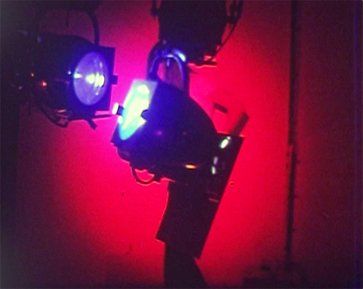 Pavillions in the Park: Interior views with Moving Light Sculpture